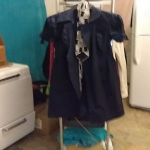 Coat dress navy blue size 10